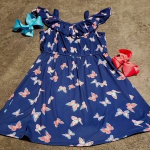Butterfly Cold Shoulder dress